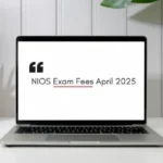 NIOS Exam Fees